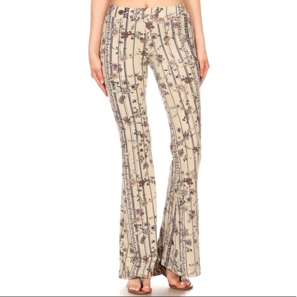 Pants - Paisley Floral Flare Pants 🌷🌸✨